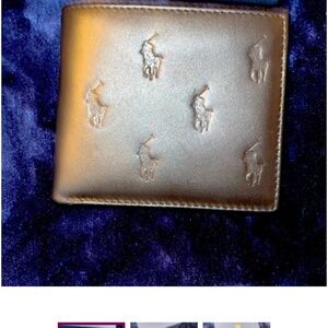 POLO WALLET Black Leather B…